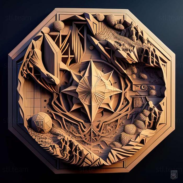 3D model Ingress game (STL)